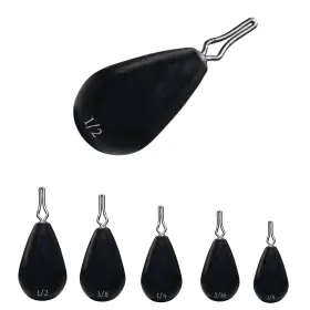 Reaction Tackle B076pwt61g Tungsten Drop Shot Weight - Black Tear 1/2 Oz Reaction Tackle B076pwt61g Tungsten Drop Shot Weight - Black Tear 1/2 Oz