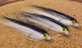 Region Fishing 810026457616 Cheat Code Saltwater Fly - Tarpon Snook And Reds #3/0 Black White Region Fishing 810026457616 Cheat Code Saltwater Fly - Tarpon Snook And Reds #3/0 Black White