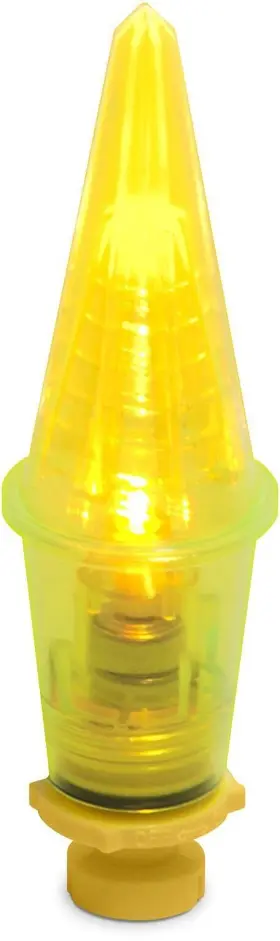 Rieadco 046093001197 Nl118y Night-lighted Bobber 1-1/8-inch Stick Yell