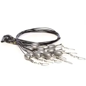 Rig Em Right 001-36-fnsku Black Fishing Weights Twelve Pre Rigged Easy Storage Duck Commander A