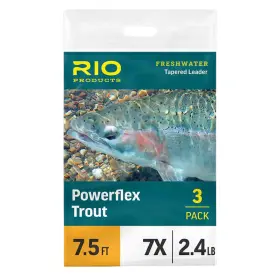 Rio Products Fba 6-24637 Powerflex Trout Leaders 3 Pk 9ft 4x Clear Rio Products Fba 6-24637 Powerflex Trout Leaders 3 Pk 9ft 4x Clear