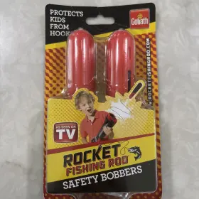Rocket Fishing Rod 31701 Goliath Kids Safety Bobbers By - Protects From Hooks Safe New Rocket Fishing Rod 31701 Goliath Kids Safety Bobbers By - Protects From Hooks Safe New