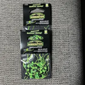 Rod N Bobbs Ch-15-w Rod-n-bobb Bobber Stops With Slotted Sleeves And Glow In Dark Beads 2 Packs Of 15