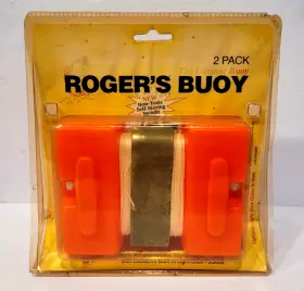 Rogers Buoy 014669160036 Marker Float 2 Pack Orange 75ft Line Interlock New Nos