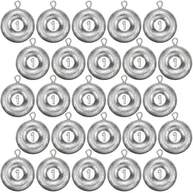 Rotatingpals Zho-rotatingpals-0199 24 Pieces Fishing Coin Sinkers Weights Disc Sinker For S Rotatingpals Zho-rotatingpals-0199 24 Pieces Fishing Coin Sinkers Weights Disc Sinker For S