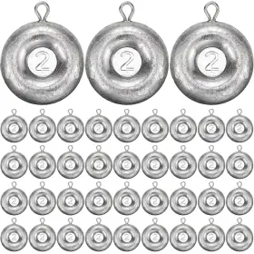 Rotatingpals Zho-rotatingpals-0888 36 Pieces Fishing Disc Sinkers Weights Sinker Fo Rotatingpals Zho-rotatingpals-0888 36 Pieces Fishing Disc Sinkers Weights Sinker Fo