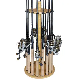 Rush Creek Creations 38-0010 Rod Holder For 16 Fishing Poles Garage Organization Rush Creek Creations 38-0010 Rod Holder For 16 Fishing Poles Garage Organization