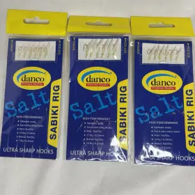 Salt Tsunami Sr1-8-gr Danco Lot Of 3 Sabiki Rig #8 Salt Tsunami Sr1-8-gr Danco Lot Of 3 Sabiki Rig #8