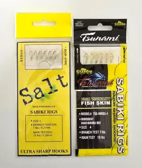 Salt Tsunami Tsg-068gl-4 Sabiki Rigs - Brand Lot Of 2 Size 4 Branch 7lbs Main 13lbs Salt Tsunami Tsg-068gl-4 Sabiki Rigs - Brand Lot Of 2 Size 4 Branch 7lbs Main 13lbs