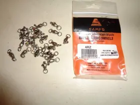 Sampo 047708711685 25 4rz Ball Bearing Ringed Swivels 50 Lbs Size 4 Sampo 047708711685 25 4rz Ball Bearing Ringed Swivels 50 Lbs Size 4