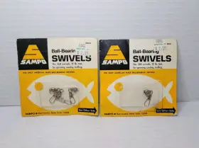 Sampo 050218112316 Pack Of 3 - 3lb Ball Bearing Interlock Snap Swivel 15lb Test 3ct New Sampo 050218112316 Pack Of 3 - 3lb Ball Bearing Interlock Snap Swivel 15lb Test 3ct New