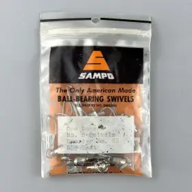 Sampo 050218127525 Vintage Ball Bearing Swivels No. 5 Snap Swivel 12 Pack 50lb Test Fishing Sampo 050218127525 Vintage Ball Bearing Swivels No. 5 Snap Swivel 12 Pack 50lb Test Fishing