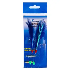 Sanhu B00liipfna Rock Cod Feather Rigs 3/0 10 Pcs Blue/white For Deep Sea Saltwater Bottom Sanhu B00liipfna Rock Cod Feather Rigs 3/0 10 Pcs Blue/white For Deep Sea Saltwater Bottom