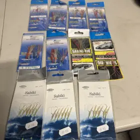 Sanhu Bait Rig 00493 11 Piscator Catching Rigs Sabiki Glitter Red Head Fishing Bulk Lot Sanhu Bait Rig 00493 11 Piscator Catching Rigs Sabiki Glitter Red Head Fishing Bulk Lot