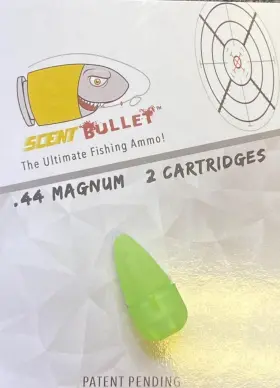 Scent Bullet/legacy Fishing Sb-l244 Lgcy .44 Mag 2 Lime Scent Bullet/legacy Fishing Sb-l244 Lgcy .44 Mag 2 Lime