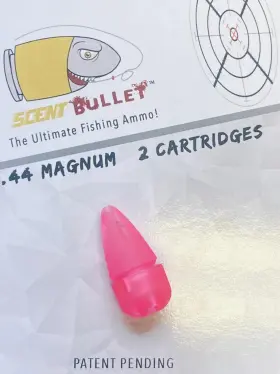 Scent Bullet/legacy Fishing Sb-p244 Lgcy .44 Mag 2 Pink Scent Bullet/legacy Fishing Sb-p244 Lgcy .44 Mag 2 Pink