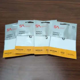 Scientific Anglers 840309135849 Tippet Rings Medium - 2.5mm Lot Of 4 Packs- Free Shipping Scientific Anglers 840309135849 Tippet Rings Medium - 2.5mm Lot Of 4 Packs- Free Shipping