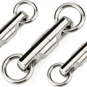 Scotank 724268229842 10 Pcs Heavy Duty Swivels Connector Tackle Fishing Accessories Stainless Stee