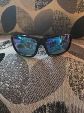Sea Striker 083758602399 Castaway Sunglasses Black Frame/blu Mirror Lens Sea Striker 083758602399 Castaway Sunglasses Black Frame/blu Mirror Lens
