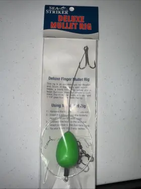 Sea Striker 096337004743 6pack-sea Ssdmr-g Deluxe Finger Mullet Rig