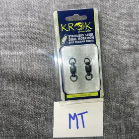 Sea Striker 096337028411 Krok Snap Swivels Stainless Steel Dual Rotation Ballbearing Size 7 -550lb.2pk