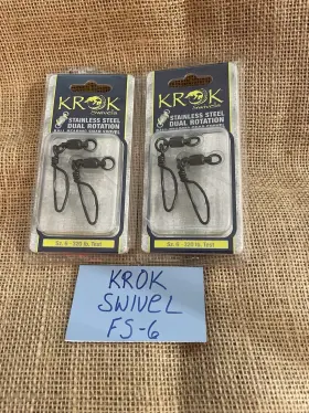 Sea Striker 096337028442 Kbbss320-krok Ballbearing Coastlock Snap Swivel Size 6 Lot Of 2 Pkgs Sea Striker 096337028442 Kbbss320-krok Ballbearing Coastlock Snap Swivel Size 6 Lot Of 2 Pkgs