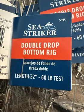 Sea Striker Ss3-22n Double Drop Bottom Rig 24 Inch 60 Lb Test - Lot Of 22. Fishing Sea Striker Ss3-22n Double Drop Bottom Rig 24 Inch 60 Lb Test - Lot Of 22. Fishing