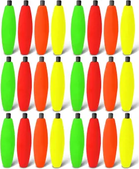 Seaowl 313102140155 Peg Floats For Catfish Crappie Foam Cigar Slip Fishing Corks Bobbers Santee