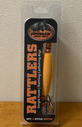 Seeker 856633005062 Whisker Tackle Single Hook Rattlers Catfish Rigs Wstrf 2-pk Orange New Seeker 856633005062 Whisker Tackle Single Hook Rattlers Catfish Rigs Wstrf 2-pk Orange New