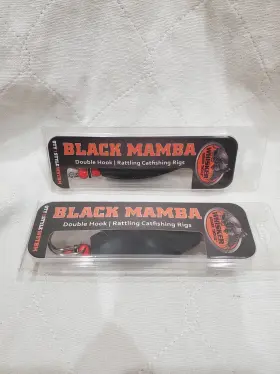 Seeker 856633005826 Lot Of 2 - Whisker Tackle Black Mamba Double Hook Catfish Rigs Wstbm Seeker 856633005826 Lot Of 2 - Whisker Tackle Black Mamba Double Hook Catfish Rigs Wstbm