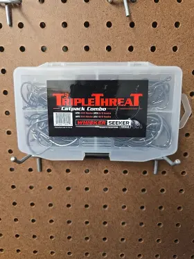 Seeker 856989007994 Whisker Tripl Threat Catpack Combo Hooks 85 Seeker 856989007994 Whisker Tripl Threat Catpack Combo Hooks 85