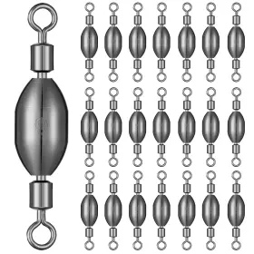 Seenelling Seenelling-8964fd-r65ghd 20 Pcs Brass Fishing Sinker Swivel Weights Saltwater Bulle Seenelling Seenelling-8964fd-r65ghd 20 Pcs Brass Fishing Sinker Swivel Weights Saltwater Bulle