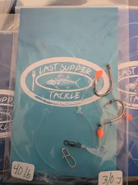 Select Tackle 1apr 3/0 Hi Lo Rig. Blackfish Seabass Cod. Bottom Fish. 100% Hand Tied Flouro Select Tackle 1apr 3/0 Hi Lo Rig. Blackfish Seabass Cod. Bottom Fish. 100% Hand Tied Flouro