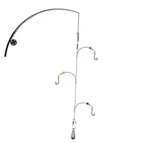 Senyu 745302391028 High Strength Steel Wire Leader Rigs With Hooks Swivels Snap Connect Saltwater Senyu 745302391028 High Strength Steel Wire Leader Rigs With Hooks Swivels Snap Connect Saltwater