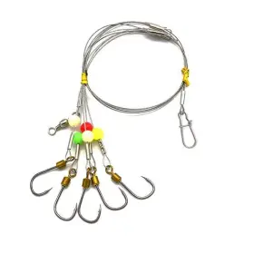 Senyubby 717049180029 Fishing Hooks With Leaderdeep Drop Rigs5 Rig Stainless Steel Wi