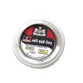 Senyubby 741722365069 5lb-200lb 7 Strands Fishing Line Wire Leader Nylon 100lb Grey Senyubby 741722365069 5lb-200lb 7 Strands Fishing Line Wire Leader Nylon 100lb Grey