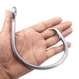 Senyubby 748521449525 Super Giant Fishing Hook 24/0-28/0 Forged In-line Circle Hooks Shark And Swordf Senyubby 748521449525 Super Giant Fishing Hook 24/0-28/0 Forged In-line Circle Hooks Shark And Swordf