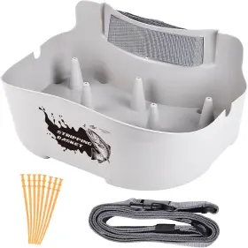 Sf Sf-ffsb001 Fly Fishing Stripping Basket For Line Tray 14.5 X11 X 5.7 Grey Sf Sf-ffsb001 Fly Fishing Stripping Basket For Line Tray 14.5 X11 X 5.7 Grey