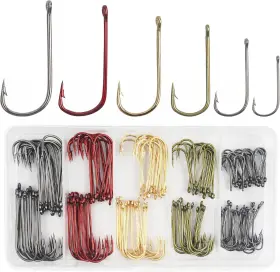 Shaddock Fishing 445003525533 Crappie Panfish Hooks 150pcs Aberdeen Long Shank High Carbon Steel Fish Shaddock Fishing 445003525533 Crappie Panfish Hooks 150pcs Aberdeen Long Shank High Carbon Steel Fish