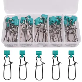 Shaddock Fishing 759981311949 Heavy Duty Sinker Slides Duo Lock Snaps 25pcs/box High-strength Line