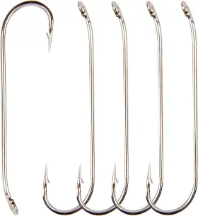 Shaddock Fishing 799410353157 Fly Hooks 100pcs Dry Tying Long Shank 6# Silver Shaddock Fishing 799410353157 Fly Hooks 100pcs Dry Tying Long Shank 6# Silver