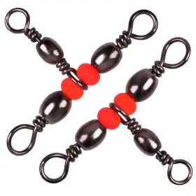 Shaddock Fishing Jl-3way Swivel-14 16-50pcs T-shape Three 3 Way Swivel Brass Barrel Triple Cross Line Fish