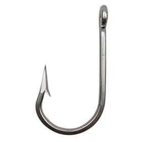 Shaddock Fishing Jl-7732 Hook-4/0-10pcs Tuna Big Game Hooks - Stainless Steel Southern Fish Forged Ringed