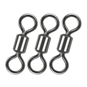 Shaddock Fishing Jl-ms-swivel-2/0-100pcs Rolling Barrel Swivel Black Nickle Hook 100pcs 2/0