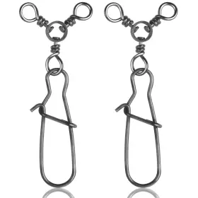 Shaddock Fishing Jlyn-yxsch Zqbz-25pcs-4# 3 Way Snap Swivels Tackle 25pcs High Strength T-turn 4#-46lb-25pcs Shaddock Fishing Jlyn-yxsch Zqbz-25pcs-4# 3 Way Snap Swivels Tackle 25pcs High Strength T-turn 4#-46lb-25pcs