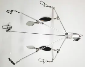 Shanes Baits 760488793534 Blades Of Glory Mini 4 Blade A-rig Shanes Baits 760488793534 Blades Of Glory Mini 4 Blade A-rig