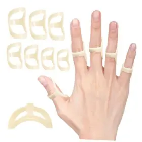 Shatm Sd-445 7 Pcs Oval Finger Splint For Arthritis/straightening Mallet