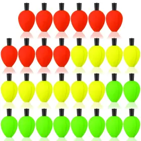 Shinyrelief Kir-shinyrelief-0092 30 Pcs Trout Float Foam Teardrop Strike Fishing Bobbers F