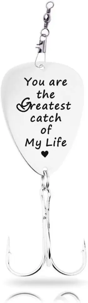 Shiqiao 633322412666 Fishing Lure Boyfriend Husband Gift You Are The Greatest Catch Of My Life