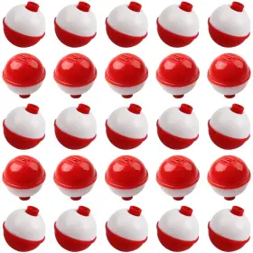 Silanon 783103282060 Fishing Bobbers Set Hard Abs Floats Bulk Snap On Round For Fi